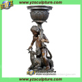 home decoration statues flower pot BASN-W054